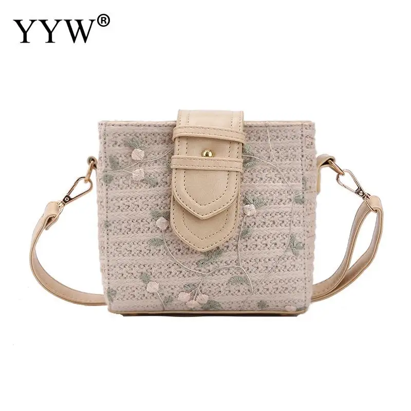 2019 Women Cross Body Bag Summer Straw PU Shoulder Bag Strap Flower Girls Handmade Crossbody Bag Casual Handbag for Women
2019 Women Cross Body Bag Summer Straw PU Shoulder Bag Strap Flower Girls Handmade Crossbody Bag Casual Handbag for Women