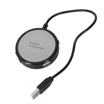 Portable 4-Port USB 2.0 Data Transfer Hub - Built-in 22cm 0.66ft USB Cable 480Mb/s
Portable 4-Port USB 2.0 Data Transfer Hub - Built-in 22cm 0.66ft USB Cable 480Mb/s