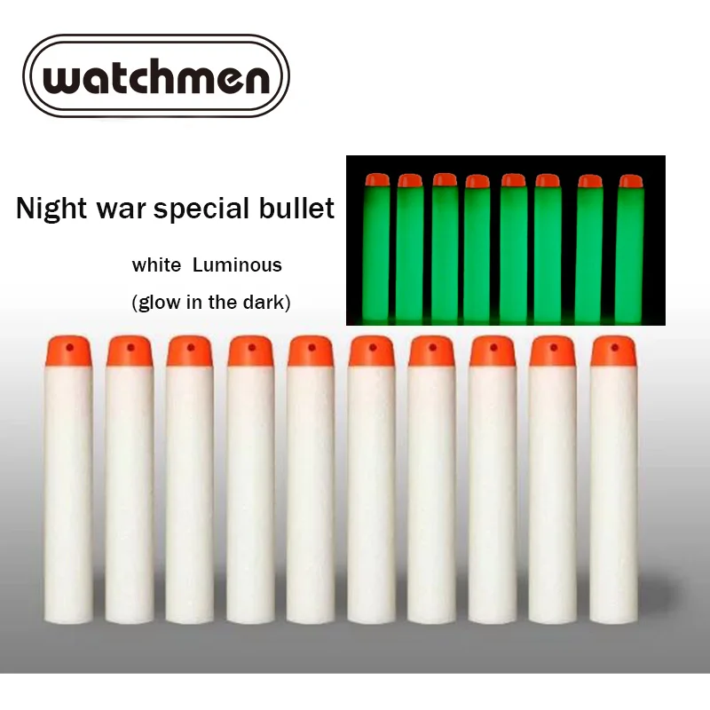 100pcs Fluorescence Toy Orbeez Gun Luminous Bullets for Nerf Series Blasters Refill Clip Darts EVA Soft Bullets glow in the dark
100pcs Fluorescence Toy Orbeez Gun Luminous Bullets for Nerf Series Blasters Refill Clip Darts EVA Soft Bullets glow in the dark