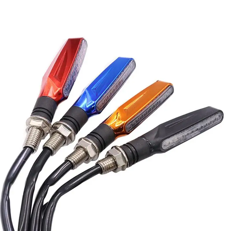 2018 New 4PCS LED Motorcycle Turn Signal Straight Flow Type Car Modified Signal Light Flexible Bendable Amber Light Lamp
2018 New 4PCS LED Motorcycle Turn Signal Straight Flow Type Car Modified Signal Light Flexible Bendable Amber Light Lamp