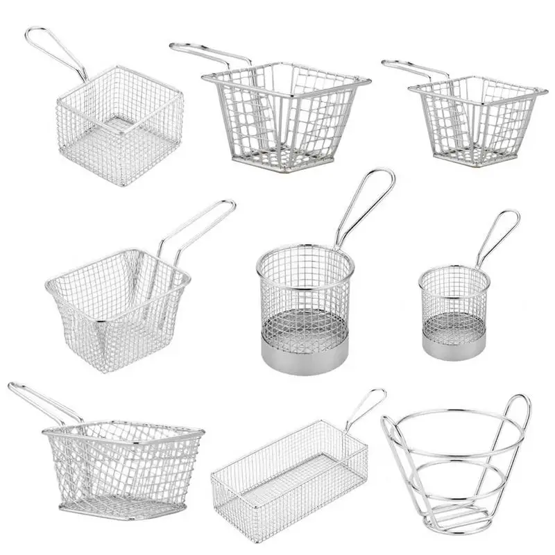 304 Stainless Steel Lunch Basket Restaurant Storage Tray Storage Basket For Fried Food Stainless Steel Basket
304 Stainless Steel Lunch Basket Restaurant Storage Tray Storage Basket For Fried Food Stainless Steel Basket