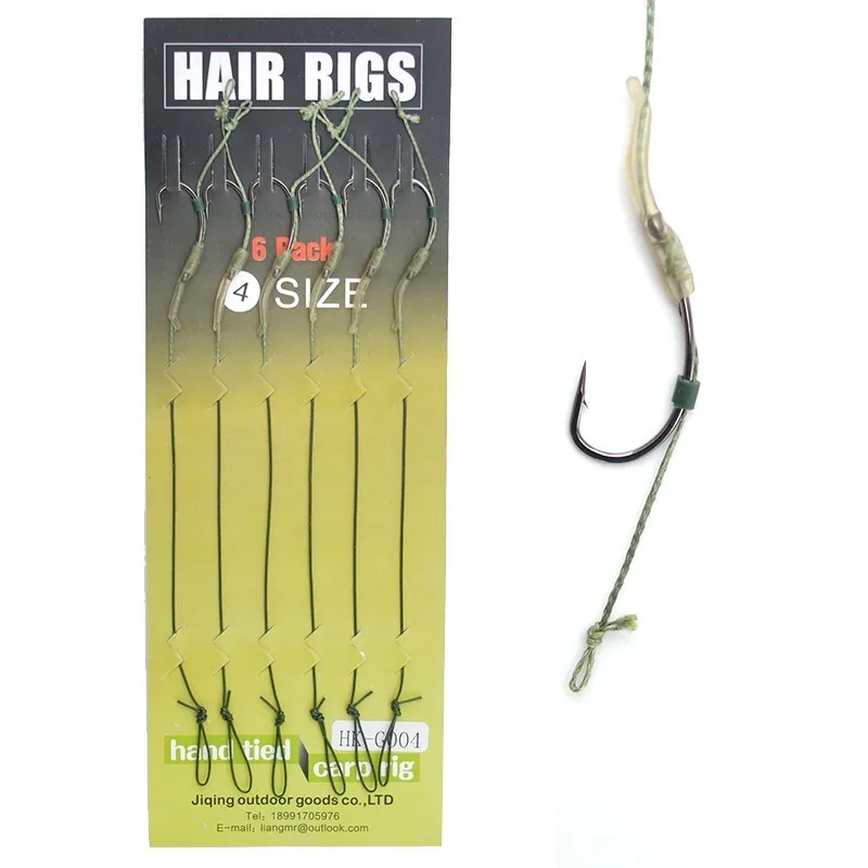 Carp Fishing Boilie Rig 6pcs/set Loops Coated Line Ready Made Hand Tied Carp Rig Curve Shank Fishing Hooks Size 2# 4# 6# 8#
Carp Fishing Boilie Rig 6pcs/set Loops Coated Line Ready Made Hand Tied Carp Rig Curve Shank Fishing Hooks Size 2# 4# 6# 8#