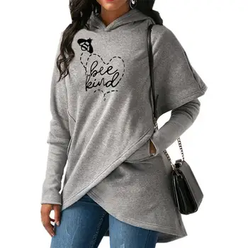 Split Bee Kind Letters Print Hoodies For Women Tops Hoodies Women Sweatshirt Femmes Pattern Youth Pockets Funny Plus Size Buckle
Split Bee Kind Letters Print Hoodies For Women Tops Hoodies Women Sweatshirt Femmes Pattern Youth Pockets Funny Plus Size Buckle