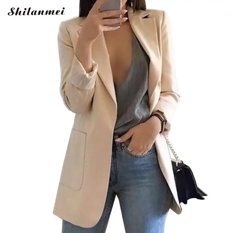 New Autumn Spring Long Sleeve Elegant Woman Casual Cardigans Coat Long Sleeve Fashion Slim Female Streetwear Jacket And Coats
New Autumn Spring Long Sleeve Elegant Woman Casual Cardigans Coat Long Sleeve Fashion Slim Female Streetwear Jacket And Coats
