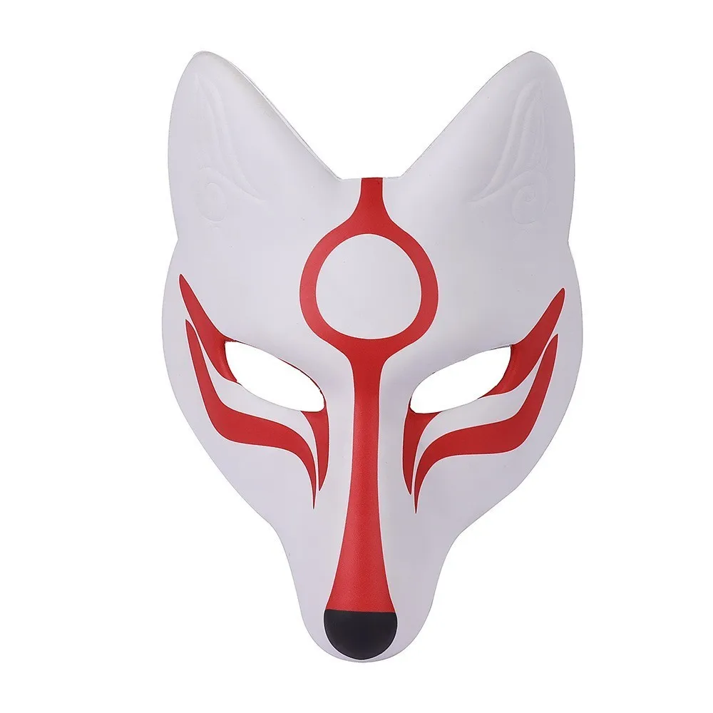 COYOUNG Brand Masquerade Anime Cosplay Animal Pu Leather White Japanese Kitsune Fox Mask
COYOUNG Brand Masquerade Anime Cosplay Animal Pu Leather White Japanese Kitsune Fox Mask