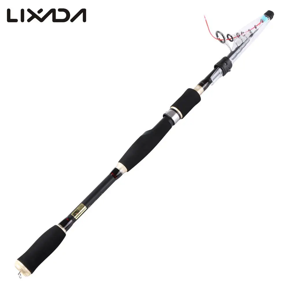 Lixada Spinning/Casting Fishing Rod 1.8m 2.1m 2.4m 2.7m Telescopic Carbon Fiber Travel Fishing Rod for Carp Pesca
Lixada Spinning/Casting Fishing Rod 1.8m 2.1m 2.4m 2.7m Telescopic Carbon Fiber Travel Fishing Rod for Carp Pesca