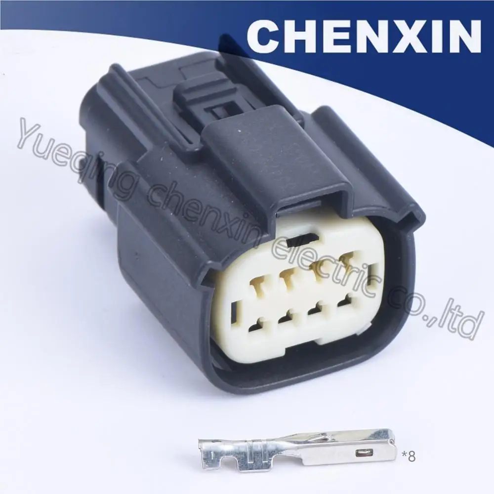Black 8pin auto electrical plug waterproof connector female housing connectors 33472-0801
Black 8pin auto electrical plug waterproof connector female housing connectors 33472-0801