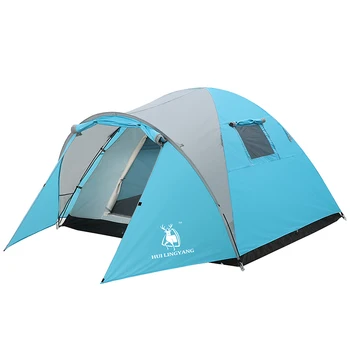 HUILINGYANG Outdoor Tent One-Bedroom Double-Layer Rainproof Waterproof Camping Family Picnic Durable 3 Seasons Tents Shelters
HUILINGYANG Outdoor Tent One-Bedroom Double-Layer Rainproof Waterproof Camping Family Picnic Durable 3 Seasons Tents Shelters