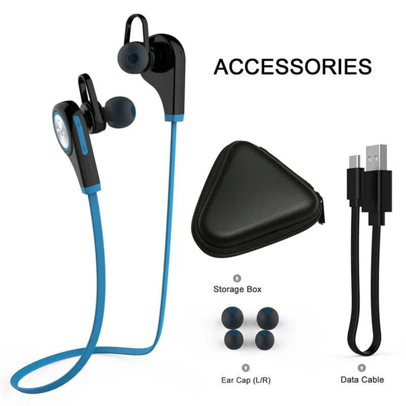 The New Sports Bluetooth Headsets CSR4.1 Q9 Wireless In-ear Stereo Earphone with Microphone for IPhone7 Plus Android
The New Sports Bluetooth Headsets CSR4.1 Q9 Wireless In-ear Stereo Earphone with Microphone for IPhone7 Plus Android