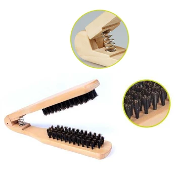 Durable Wooden V-shaped Salon Hairdressing Tool Bristle Professional Anti Static Clamp Home Hair Comb Women Straightener Brush
Durable Wooden V-shaped Salon Hairdressing Tool Bristle Professional Anti Static Clamp Home Hair Comb Women Straightener Brush