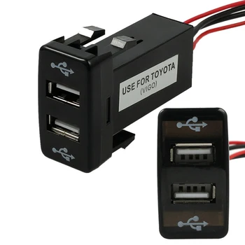 Universal Car Charger Waterproof Dual Port Auto Adapter Outlet DC 12V 24V Mobile Phone Charger For Toyota
Universal Car Charger Waterproof Dual Port Auto Adapter Outlet DC 12V 24V Mobile Phone Charger For Toyota