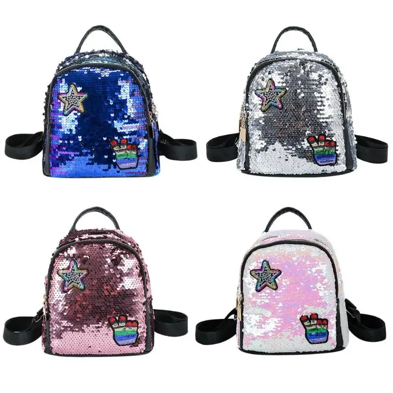 Female Casual Mini Shining Sequins Backpack Teen Girls Mini Travel Shoulder Bags for Children Lovely Bling Sequins Small Bag
Female Casual Mini Shining Sequins Backpack Teen Girls Mini Travel Shoulder Bags for Children Lovely Bling Sequins Small Bag