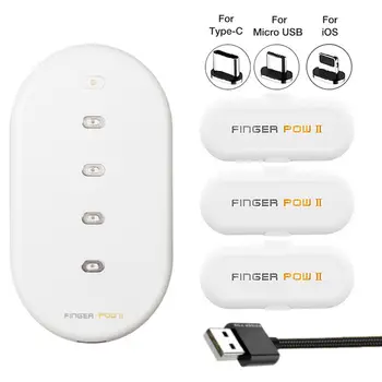 1100mAh Finger Pow 2nd Mini Charger Power Bank Safety Protection Light Portable Emergency Fast Charging Pack Wireless Magnetic
1100mAh Finger Pow 2nd Mini Charger Power Bank Safety Protection Light Portable Emergency Fast Charging Pack Wireless Magnetic