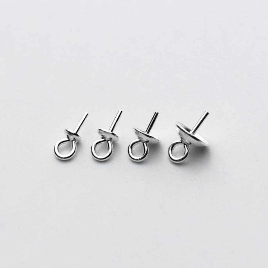 10pcs 925 Solid Sterling Silver Fashion Jewelry Pearl Cup Cap Bail Pin Pendant Connector DIY Jewelry A2375
10pcs 925 Solid Sterling Silver Fashion Jewelry Pearl Cup Cap Bail Pin Pendant Connector DIY Jewelry A2375