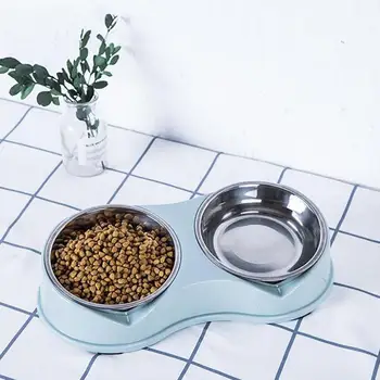 3 Colors Dog Cat Double Bowls Stainless Steel Travel Footprint Feeding Feeder Water Bowl For Pet Dog Cat Puppy Outdoor Food Dish
3 Colors Dog Cat Double Bowls Stainless Steel Travel Footprint Feeding Feeder Water Bowl For Pet Dog Cat Puppy Outdoor Food Dish