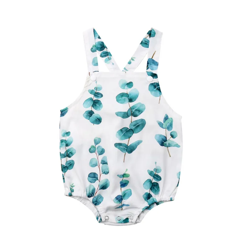 Cute Newborn Baby Girls Boys Sleeveless Jumpsuit Green Small Leaves Print Bodysuit Clothes Outfits Summer
Cute Newborn Baby Girls Boys Sleeveless Jumpsuit Green Small Leaves Print Bodysuit Clothes Outfits Summer