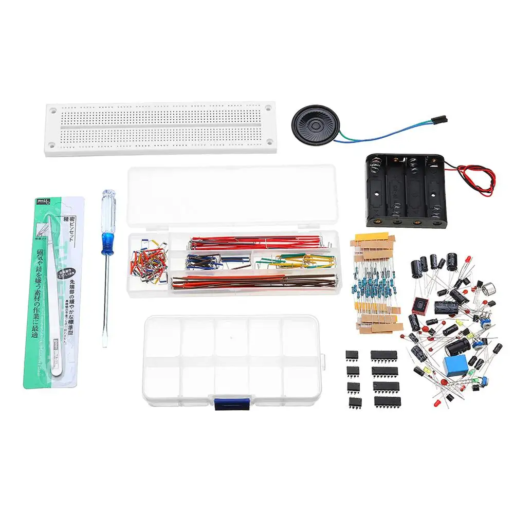 Beginner Breadboard DIY Kit 555 Integrated Circuit 130 Cases Of Experimental Package
Beginner Breadboard DIY Kit 555 Integrated Circuit 130 Cases Of Experimental Package