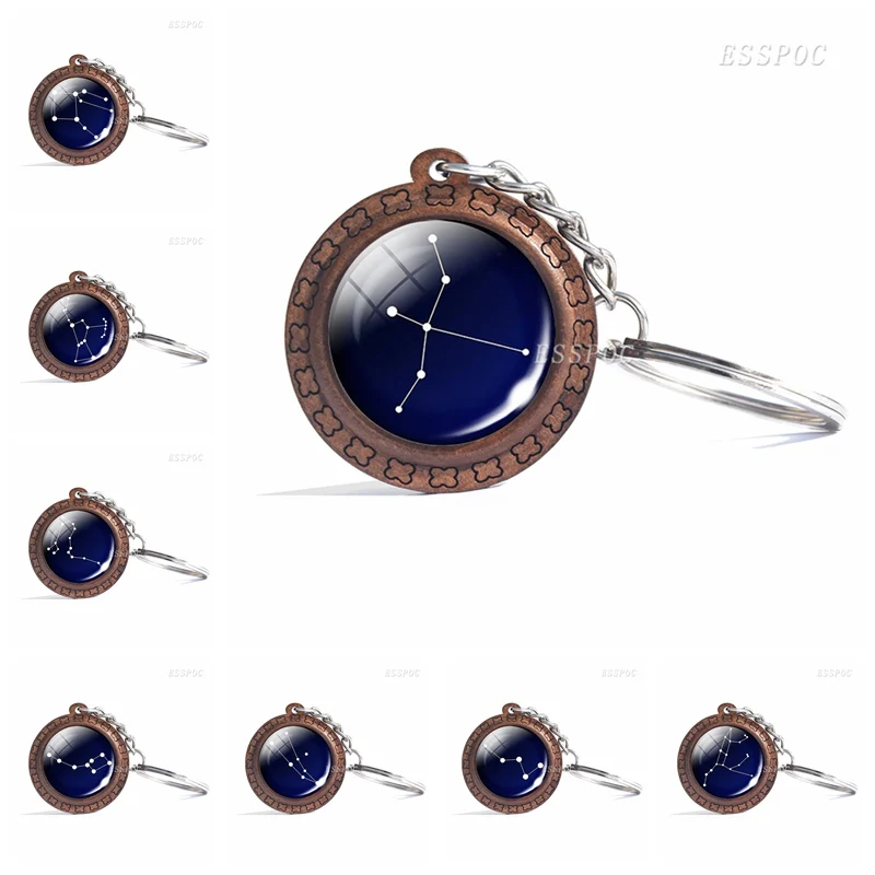 Constellation Astronomy Key Chain Glass Pendant Keychain Handmade Wooden Key Rings Night Sky Space Jewelry Astronomy Gifts
Constellation Astronomy Key Chain Glass Pendant Keychain Handmade Wooden Key Rings Night Sky Space Jewelry Astronomy Gifts