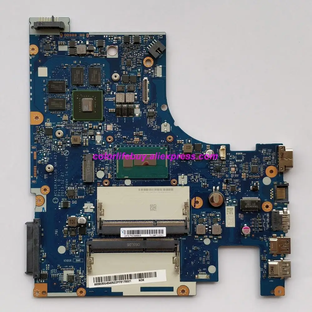 Genuine FRU: 5B20G45405 ACLUA/ACLUB NM-A273 w I5-4210U 820M/2G Laptop Motherboard Mainboard for Lenovo Z50-70 NoteBook PC
Genuine FRU: 5B20G45405 ACLUA/ACLUB NM-A273 w I5-4210U 820M/2G Laptop Motherboard Mainboard for Lenovo Z50-70 NoteBook PC