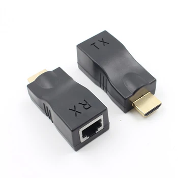 FFYY-4K 3D HDMI 1.4 30M Extender to RJ45 Over Cat 5e/6 Network LAN Ethernet Adapter
FFYY-4K 3D HDMI 1.4 30M Extender to RJ45 Over Cat 5e/6 Network LAN Ethernet Adapter