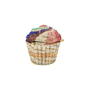 Luxury women evening party bag bridal wedding diamonds cupcake icecream accessories elegant clutches bag crystal bag purses
Luxury women evening party bag bridal wedding diamonds cupcake icecream accessories elegant clutches bag crystal bag purses