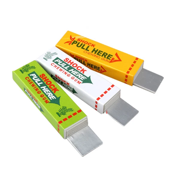 Safety Trick Joke Toy Electric Shock Shocking Chewing Gum Pull Head Sale YJS Dropship
Safety Trick Joke Toy Electric Shock Shocking Chewing Gum Pull Head Sale YJS Dropship