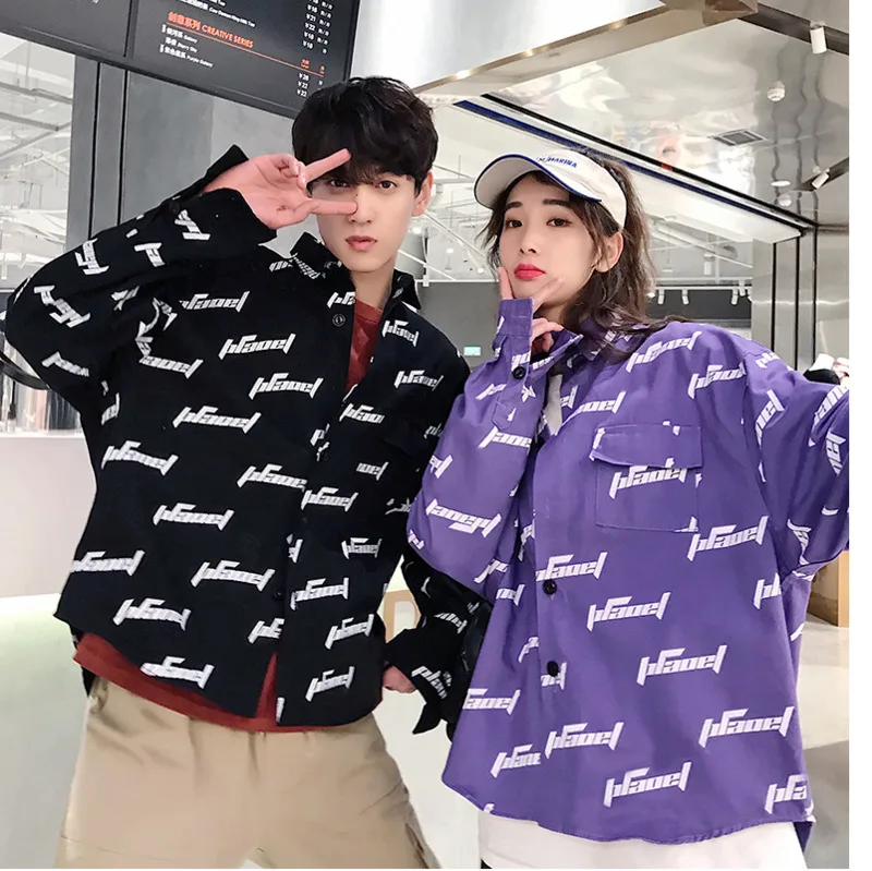 Men's Shirts 2019 Spring New Youth Popular Couple Loose Embroidered Shirt Youth Long Shirt Jacket Youth Casual Men's Clothing
Men's Shirts 2019 Spring New Youth Popular Couple Loose Embroidered Shirt Youth Long Shirt Jacket Youth Casual Men's Clothing