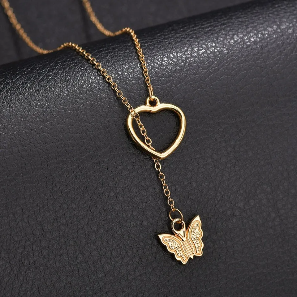 Romantic Butterfly Shape Beautiful Custom Initial Necklace Chain Fashion Style Good Quality Long Necklace Gold Jewelry
Romantic Butterfly Shape Beautiful Custom Initial Necklace Chain Fashion Style Good Quality Long Necklace Gold Jewelry