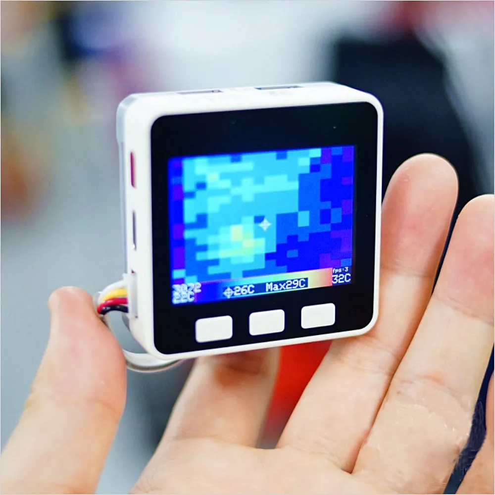 MLX90640 Infrared Thermal Image Sensor Module 32*24P Temperature Measurement Dot Matrixs Thermal Imaging Sensor Camera Module
MLX90640 Infrared Thermal Image Sensor Module 32*24P Temperature Measurement Dot Matrixs Thermal Imaging Sensor Camera Module