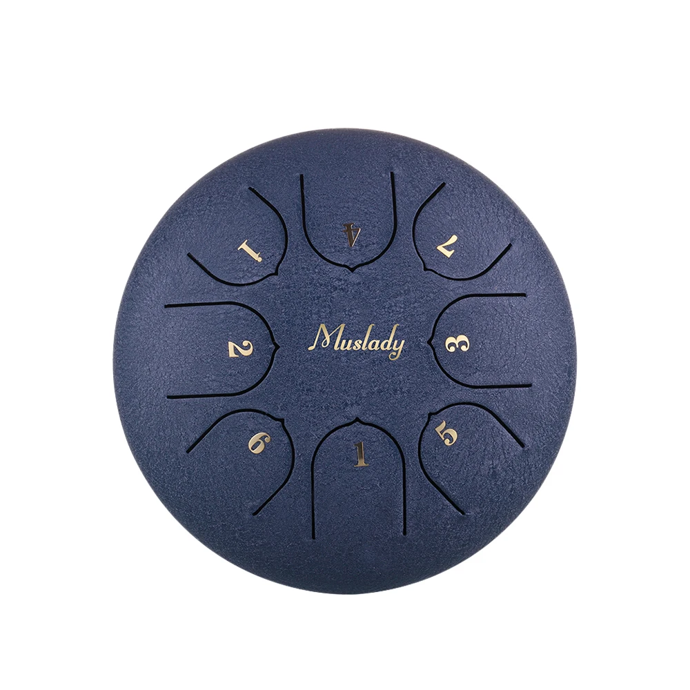 Muslady 6 Inch Mini Steel Tongue Drum C Key 8 Tones Percussion Instrument Hand Pan Drum with Drum Mallets Carry Bag
Muslady 6 Inch Mini Steel Tongue Drum C Key 8 Tones Percussion Instrument Hand Pan Drum with Drum Mallets Carry Bag