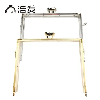 HAOFA 18cm Elegent Square Accessories for Bag Large Size Smooth Metal Purse Frame Oval Metal Handle Side Screw Hole Purse Frame
HAOFA 18cm Elegent Square Accessories for Bag Large Size Smooth Metal Purse Frame Oval Metal Handle Side Screw Hole Purse Frame