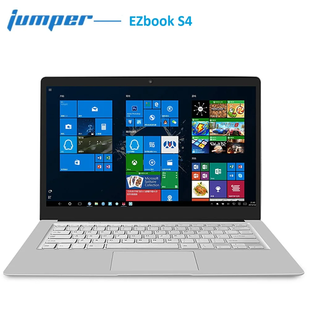 Jumper EZbook S4 Notebook 14.0 inch 1080P Windows 10 Intel J3160 Quad Core 1.6GHz 8GB RAM 256GB SSD Laptop Dual WiFi Bluetooth
Jumper EZbook S4 Notebook 14.0 inch 1080P Windows 10 Intel J3160 Quad Core 1.6GHz 8GB RAM 256GB SSD Laptop Dual WiFi Bluetooth