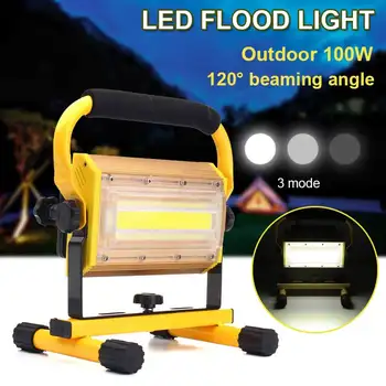 Portable 100w Rechargeable Floodlight LED Spotlight Battery Powered Led Searchlight Outdoor Work Lamp
Portable 100w Rechargeable Floodlight LED Spotlight Battery Powered Led Searchlight Outdoor Work Lamp