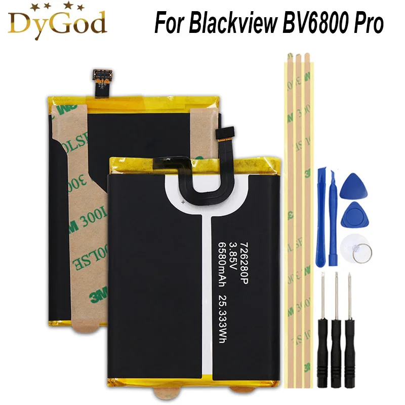 DyGod 6580mAh Battery for Blackview BV6800 Pro High Quality mobile phone Battery with tools
DyGod 6580mAh Battery for Blackview BV6800 Pro High Quality mobile phone Battery with tools