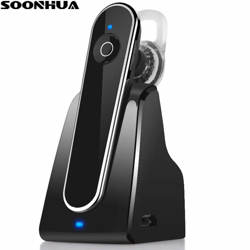 SOONHUA Universal Wireless Bluetooth Headset Single Ear Handsfree Headphones In Ear Earpiece With Car Magnetic Charging Dock
SOONHUA Universal Wireless Bluetooth Headset Single Ear Handsfree Headphones In Ear Earpiece With Car Magnetic Charging Dock