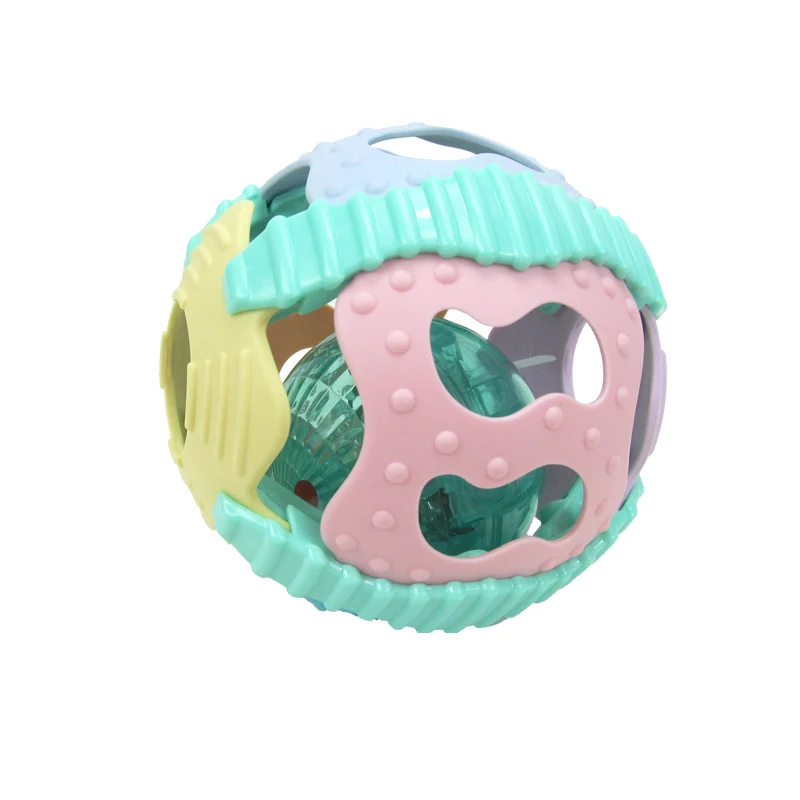 Infant Soft Ball Toy Rubber Rattle Ball Flashing Light Music Nontoxic Harmless Baby Fitness Colorful Ball Early Educational Toy
Infant Soft Ball Toy Rubber Rattle Ball Flashing Light Music Nontoxic Harmless Baby Fitness Colorful Ball Early Educational Toy