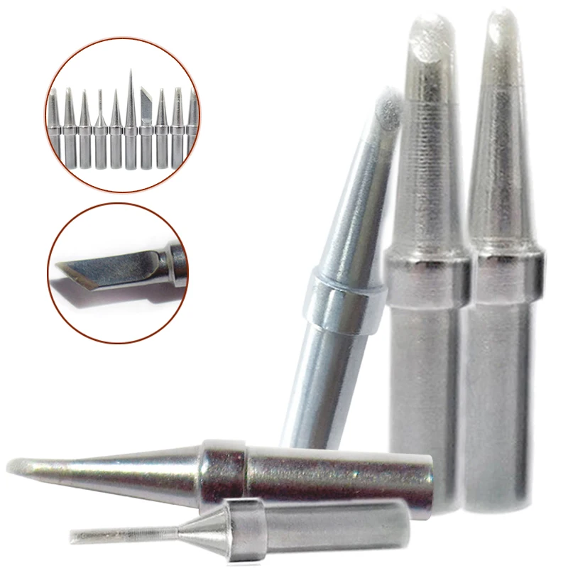 10pcs Silver Soldering Tips ET Soldering Iron Tips Set For Weller WESD51 WESD50 WCC100 PES51 PES50
10pcs Silver Soldering Tips ET Soldering Iron Tips Set For Weller WESD51 WESD50 WCC100 PES51 PES50