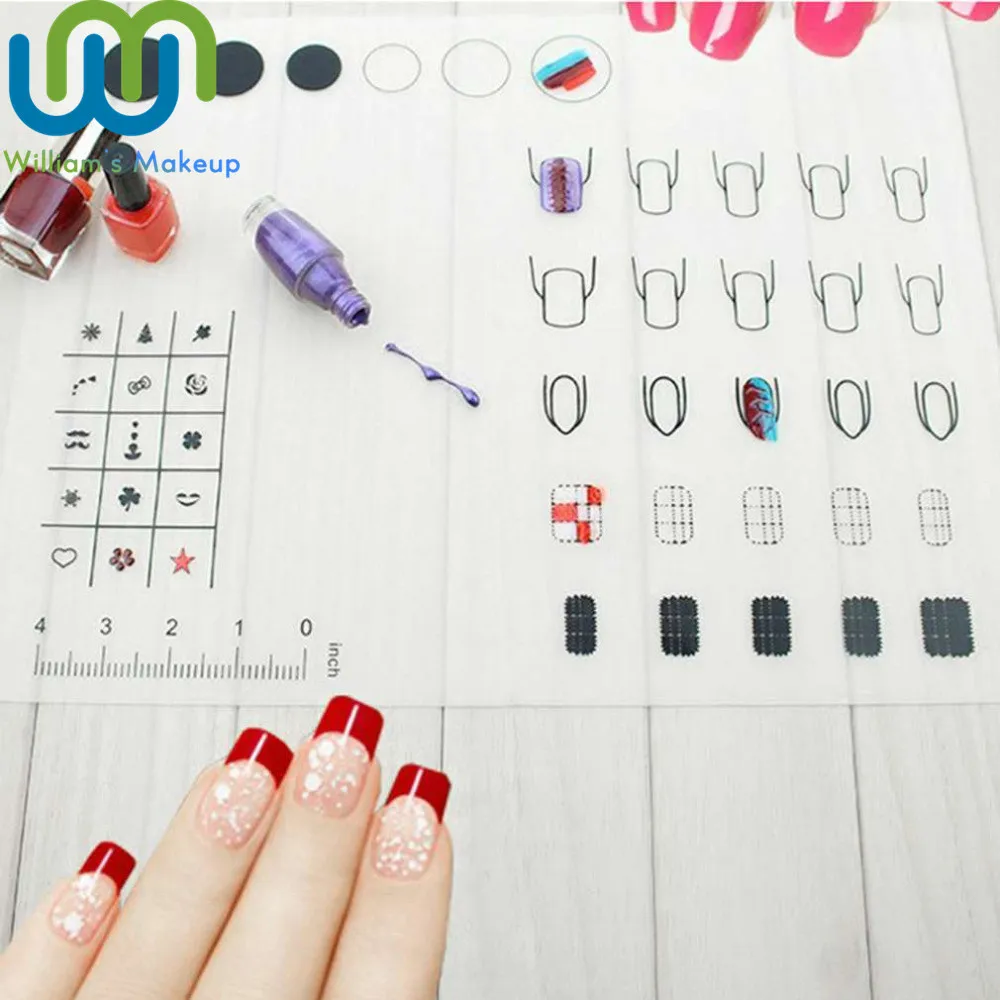 Foldable Nail Art Practice Silicone Coloring Pad Mat Polish Sticker Stamping Guide Printing Transfer Table Cover Palette Tools
Foldable Nail Art Practice Silicone Coloring Pad Mat Polish Sticker Stamping Guide Printing Transfer Table Cover Palette Tools