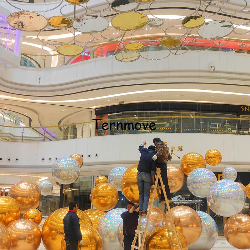 PVC colorful Mirror ball Laser beam bar pub club decoration bright color Reflection Stage Festival Hanging inflatable Balloon
PVC colorful Mirror ball Laser beam bar pub club decoration bright color Reflection Stage Festival Hanging inflatable Balloon