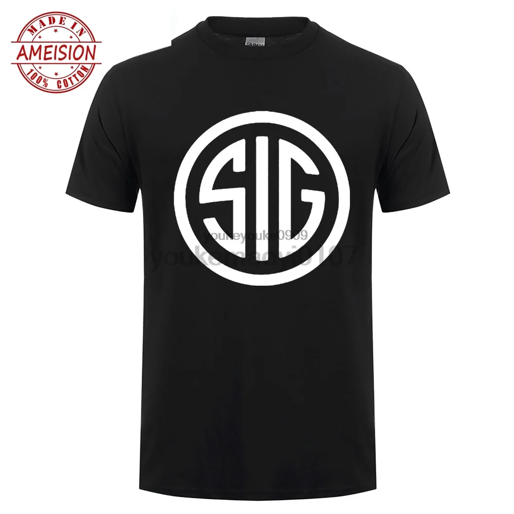 New Summer Hot Sale black hole Sig Sauer Brown Round Compact Logo men T-Shirts band mens fashion 2019 men fashions t shirts
New Summer Hot Sale black hole Sig Sauer Brown Round Compact Logo men T-Shirts band mens fashion 2019 men fashions t shirts