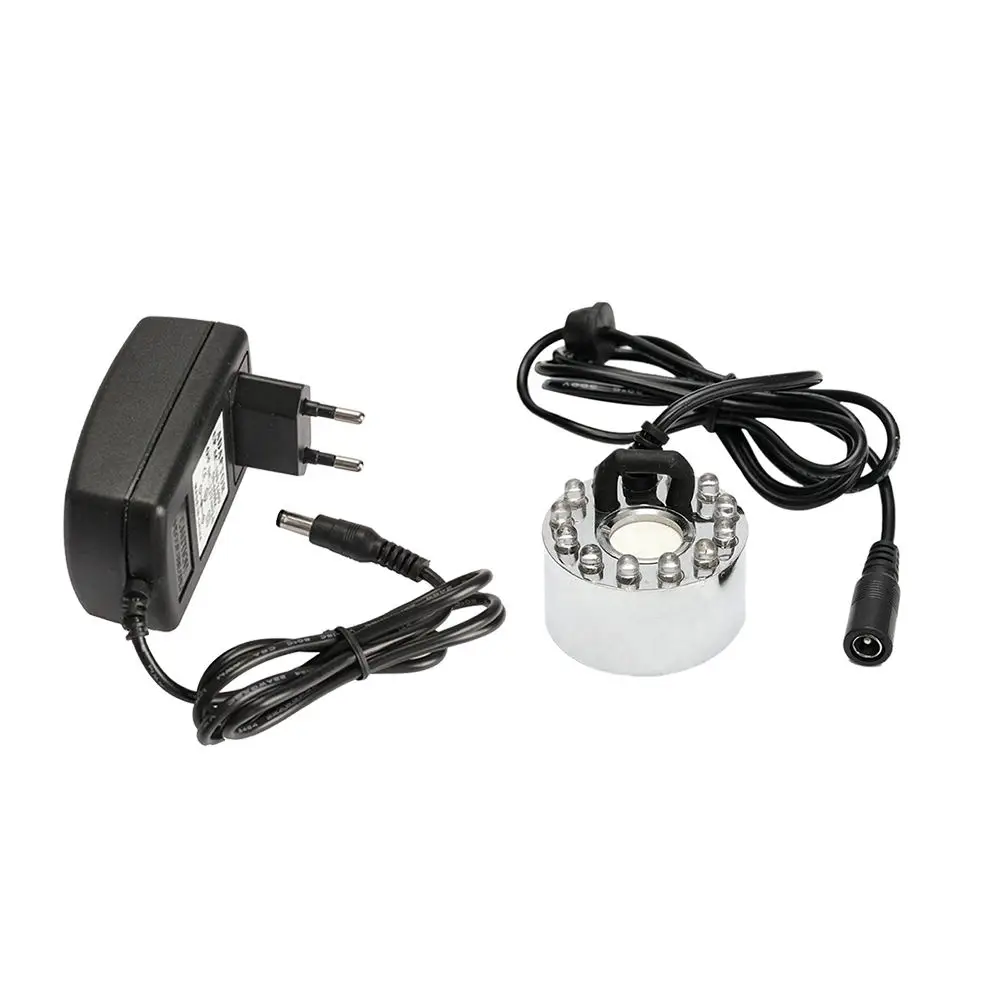 2019 Newest 12 LED 1A/24V Mist Maker Misting Fogger Fog Water Fountain Pond Atomizer Air Humidifier Air Cleaning
2019 Newest 12 LED 1A/24V Mist Maker Misting Fogger Fog Water Fountain Pond Atomizer Air Humidifier Air Cleaning