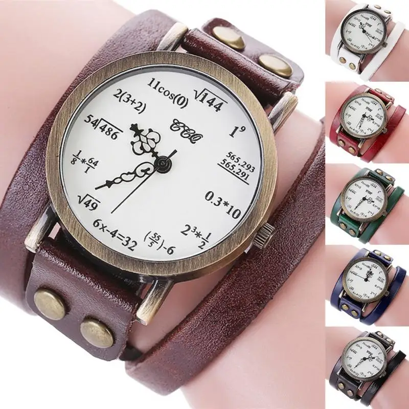 CCQ Women Fashion Multilayer Mathematical Formula Dial PU Strap Alloy Quartz Watches
CCQ Women Fashion Multilayer Mathematical Formula Dial PU Strap Alloy Quartz Watches