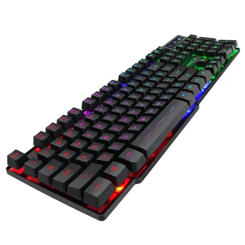 Vococal 104 Keys USB Wired Colorful RGB Backlight Anti-Ghosting Gaming Keyboard Keypad Key Board for Computer PC Desktop Laptop
Vococal 104 Keys USB Wired Colorful RGB Backlight Anti-Ghosting Gaming Keyboard Keypad Key Board for Computer PC Desktop Laptop