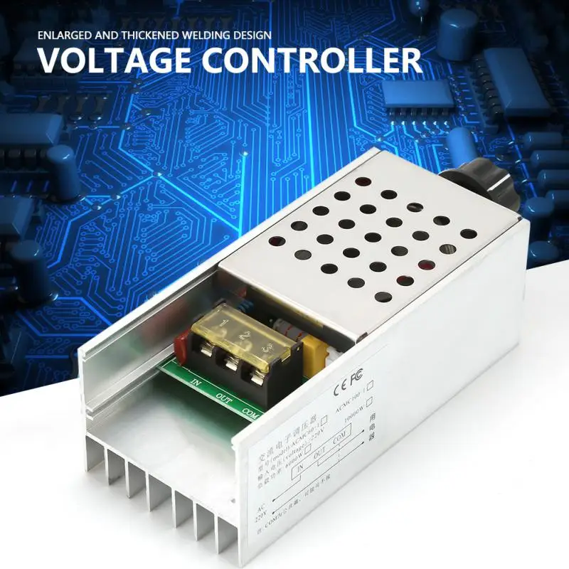 6000W Speed Controller AC 220V SCR Electric Voltage Regulator Dimmer Motor Speed Temperature Controller Dimmer
6000W Speed Controller AC 220V SCR Electric Voltage Regulator Dimmer Motor Speed Temperature Controller Dimmer