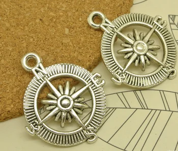 70pcs Exquisite Guide SiNa Charms 29*24MM Pendant Antique silver earring bracelet necklace Handmade accessories craft Jewelry
70pcs Exquisite Guide SiNa Charms 29*24MM Pendant Antique silver earring bracelet necklace Handmade accessories craft Jewelry