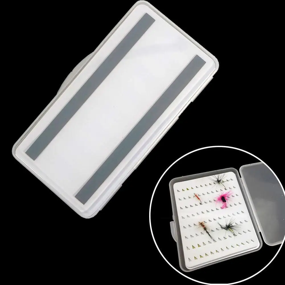 New Fly Fishing Box Super Slim Translucent White Easy Grip Foam Plastic Fly Fishing Box Case For Baits Lures Hooks Accessories
New Fly Fishing Box Super Slim Translucent White Easy Grip Foam Plastic Fly Fishing Box Case For Baits Lures Hooks Accessories