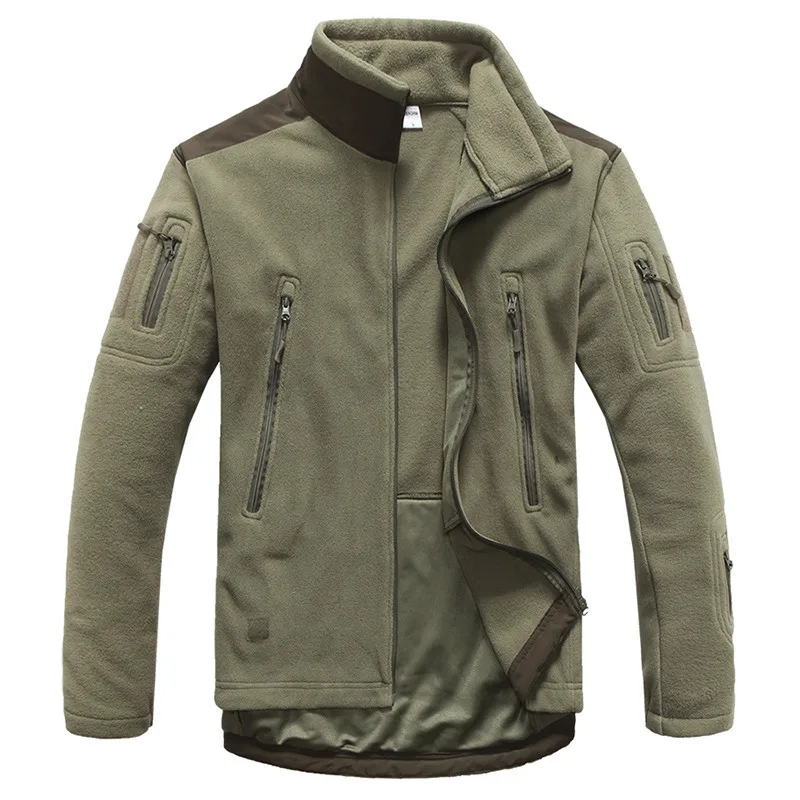 Men Winter Outdoor Hiking Fishing Warm Windproof Fleece Jacket Climbing Riding Camping Training Breathable Thermal Tactical Coat
Men Winter Outdoor Hiking Fishing Warm Windproof Fleece Jacket Climbing Riding Camping Training Breathable Thermal Tactical Coat