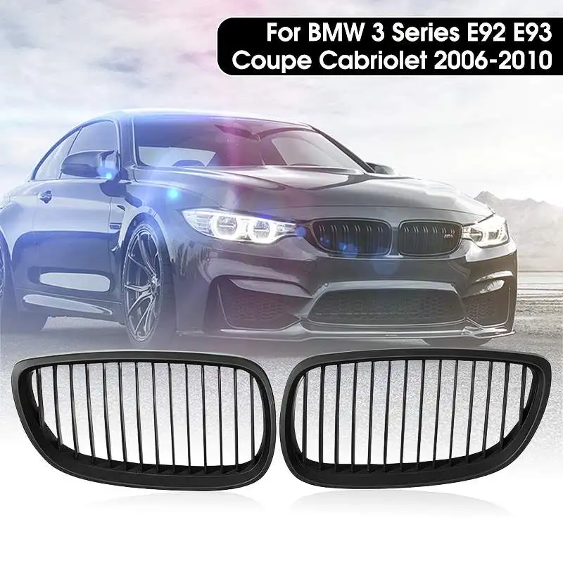 2Pcs Black Matt Car Front Grille Grill for BMW 3 Series E92 E93 for Coupe Cabriolet 2006 2007 2008 2009 2010
2Pcs Black Matt Car Front Grille Grill for BMW 3 Series E92 E93 for Coupe Cabriolet 2006 2007 2008 2009 2010