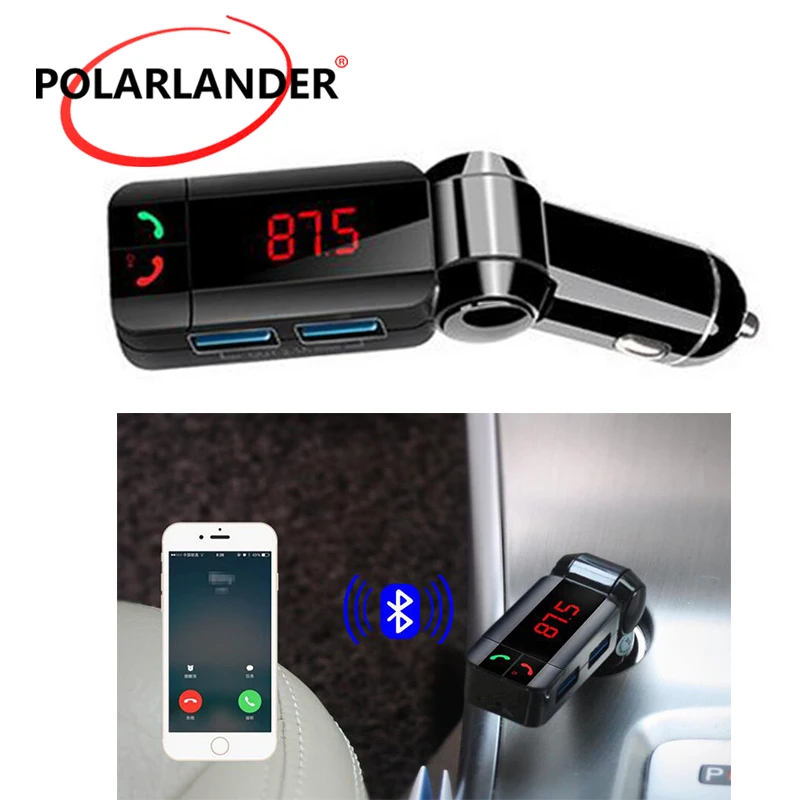 Bluetooth Handsfree CarKit Bluetooth FM Transmitter For Smart Phone MP3 Player Car Kit Charger
Bluetooth Handsfree CarKit Bluetooth FM Transmitter For Smart Phone MP3 Player Car Kit Charger