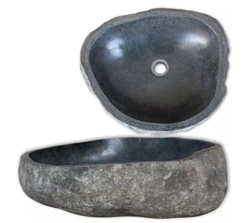 vidaXL Basin River Stone Oval wash basin natural river stone household For bathroom washroom Home 30-35 cm
vidaXL Basin River Stone Oval wash basin natural river stone household For bathroom washroom Home 30-35 cm